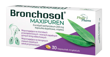 Bronchosol Maxipuren, 200 mg x 30 kapsułka, dojelitowa miękka